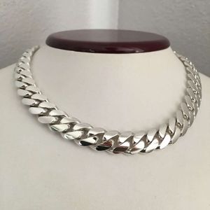 Inspirer bijoux fait à la main gros lien cubain chaîne collier Miami chaîne collier hommes bijoux cadeau en gros personnalisé