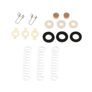 Instruments 16pcs Kit de réparation de piston de trompette Spring repos pavé valve cork plaquette pour trompette de remplacement de cornet accessoires