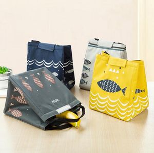 insulated cooler lunch box bag cartoonsportable food fresh keep lunch bag waterproof picnic thermal insulated oxford lunch bags storage bags