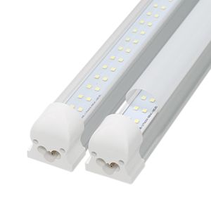 Tubes LED T8 intégrés de 4 pieds allume 30 W double rangées 192 LED ampoule LED 1200 mm pour lampes plus froides tubes LED compatibles avec les ballasts AC85-265 V