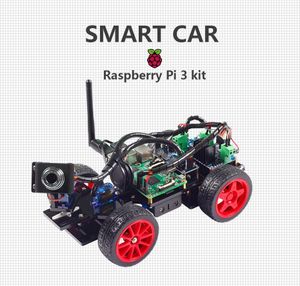 Circuits intégrés Raspberry Pi Smart Video Robot Car pour 3 Modèle B B 2B avec application Android RPI non inclus