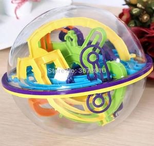 Boule de labyrinthe Intellect 3D contenant 158 barrières difficiles jeu indépendant pour enfants adultes perplexus Puzzle IQ Balance jouets Y20034362049