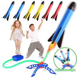 Jouets d'intelligence Kid Air Rocket Foot Pump er Outdoor Pressed Stomp Soaring Toys Ensemble de jeux pour enfants Jump Sport Games For Childre 230711