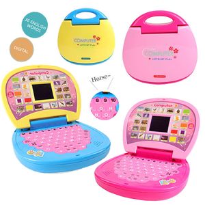 Jouets d'intelligence Machine d'apprentissage Mini ordinateur de simulation écran LED langue musique début éducatif multifonction électronique pour les enfants 230105