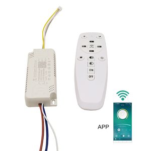 Controlador LED inteligente SF(40-60W)X2 120W APP 2,4G Control remoto transformador de iluminación entrada 170-245VAC salida 120-200VDC 220mA