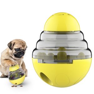 Interactive Pet Feeders Food Treat Ball Bowl Dog Shaking Leakage Container Puppy Cat Slow Feed Cats Tumbler Feeder WH0641