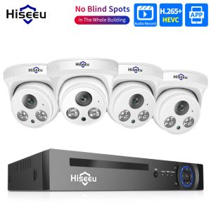 Interphone 3MP 5MP DOME CCTV Surveillance Security External IP Poe Camera System Set Home Street Monitoring 10ch NVR Video