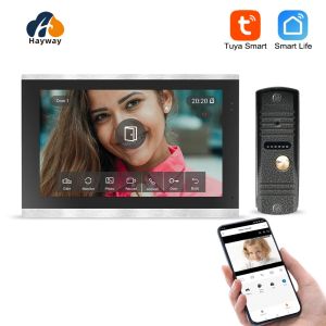 Intercom Hayway 10 pouces vidéo Interphone Tuya Smart WiFi Video Door Phone System 1080p Door Camera Screen Full Touch Motion Motion Detection