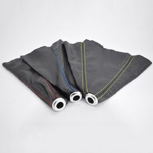 Accessoires intérieurs Universal Car PVC Leather Shift Knob Cover Stitch Racing Gear Colliers Gaiter Sleeve Gant