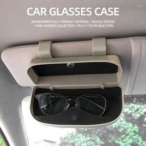 Accesorios interiores soporte Universal para gafas parasol para coche estuche organizador magnético sombrilla gafas de sol caja Auto