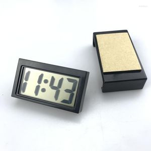 Interior Decorations Bracket Clock Car Digital Display Dashboard Date Electronic LCD Screen Mini 1 Pc