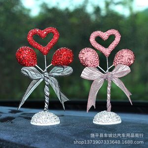 Decorazioni per interni Set di diamanti Palloncino pubblicitario Decorazione per auto Rifinitura montata Love Creative Zuan Qiu Jewel