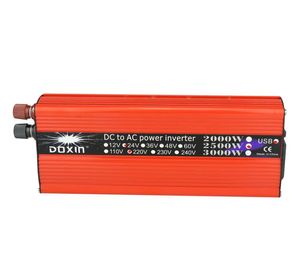 Inverter 12V 220V 3000W DC 24V 48V 60V To AC 220V Pure Sine Wave Voltage Converter Power Car