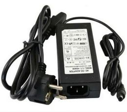 Adaptateur d'alimentation ca, onduleur, transformateur 24V, 3a, 5a, 6a, 120W, pour moniteur de bande lumineuse LED, imprimante + câble d'alimentation