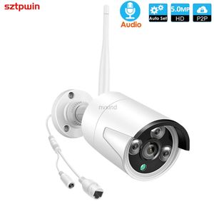 IP Cameras 5MP 3MP Wireless IP IP étanche et sécuriser la caméra WiFi 1080p pour le kit système CCTV ESeECloud IPPRO D240510