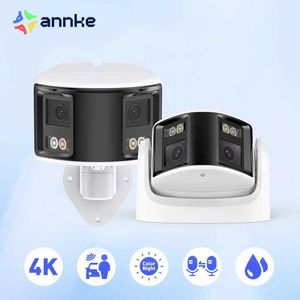 Cámaras IP Annke Home Smart Home 180 8MP Poe Poe Dual Lens View Video Outdoor Video Poe Camera4K AI Human Detect8MP Security CCTV Camera 24413