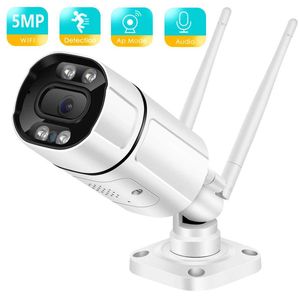 IP CAMERA BESTER 5MP IPCamera WiFi OUTDOOR AI HUMAN DETECT AUDIO WIRE SANSE CAME 1080P HD COLOR infrarouge Vision nocturne Sécurité CCTV CAMERIE 240413
