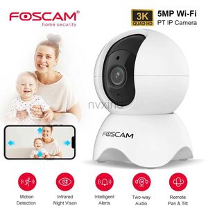 Caméras IP Foscam 5MP WiFi Camera Pan et Tilt Bidirectional Audio Baby Monitor Indoor Camera AI Detection Home Video Soutrance Camera D240510