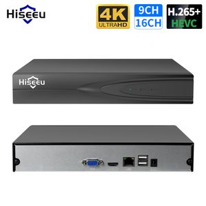 Caméras IP Hiseeu 8CH 16CH 32CH CCTV NVR H 265 HEVC 4K 8MP 5MP 4MP 3MP 2MP Enregistreur vidéo réseau pour kit de système de caméra de surveillance 230830