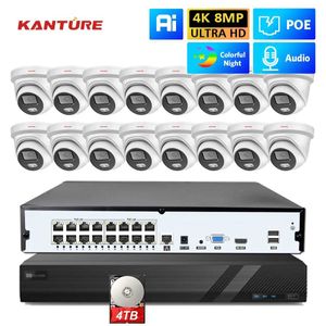 IP CAMERA KANTURE 16CH 4K POE KIT NVR