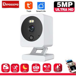 IP CAMERA MINI OUTDOOOR TUYA WIFI Sécurité Caméra 5MP HD DÉTECTION DE MOTION COURNE VISION NOBILE VISION WIRESS CCTV CAME CAME DE SURVEILLANCE APPLICATIF 24413