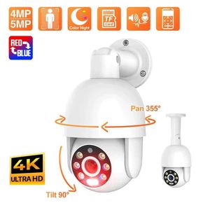 IP CAMERA TECHAGE HD 5MP POE IP CAMERIE IP SMART AI Sécurité Camera Outdoor Terprooh Two Way Audio for CCTV Video Surveillance NVR Kit 24413