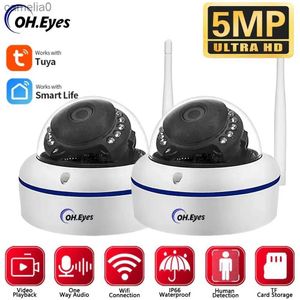 Cámaras IP Tuya Wifi Audio Camera 5MP Monitor de bebé interior de alta definición Smart Home Wireless Vision P2P Security Video Monitoring IP CameraC240412