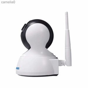Cámaras IP Cámara IP inalámbrica WiFi con antena wifi 720p HD Pan Tilt Network Mini Camera Baby MonitorC240412