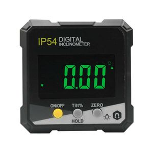IP54 Digital Level Protractor Inclinometer 360 Magnetic Base Angle Gauge with Backlights Tester Measuring Tools