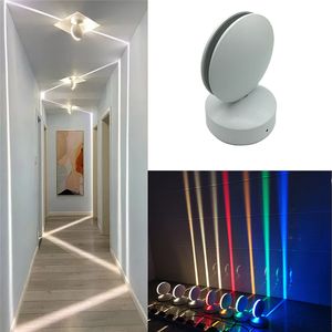 Lámpara de pared LED resistente al agua IP65 AC 85-265V paredes interiores exteriores Sconce Liner pasillo dormitorio iluminación decorativa luces de ventana