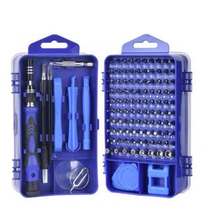 Outil de réparation pour iphone, jeu de tournevis de précision 115 en 1, embouts de tournevis hexagonaux Torx magnétiques, tournevis multi-outils isolés5937817675950