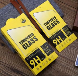 Protecteur d'écran en verre trempé 9H 0,26 mm 2,5 Darc Edge pour iPhone XS MAS XR 7 8 6 5 S plus avec boîte de vente au détail en papier DHL gratuit 100 pièces