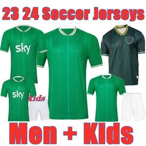 Irlanda Soccer Jersey 2024 90 94 Euro Cup Kids Kit Robinson Obafemi Local Away Calificador Nacional Classy Special 2025 Retro Football Shirt Green White Ferguson Browne