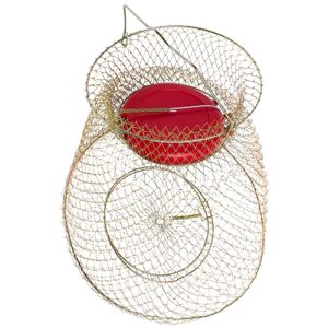 Panier en fer, sac de rangement de poisson, filet de grande capacité, cordon de serrage, maille de pêche, Tube flottant 231229