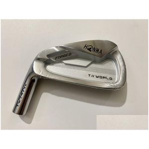 Irons Left Hand Honma TW747VX Set de hierro Clubes de golf 4-11 R/S Flex de acero con cabeza ER Drop Sports Outdoors DH5PL