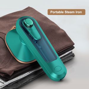 Irons Steamers Mini Garment Steamer Portable Handheld Steam Iron Heat Press Machine Home Travelling For Clothes Ironing Wet Dry 230222