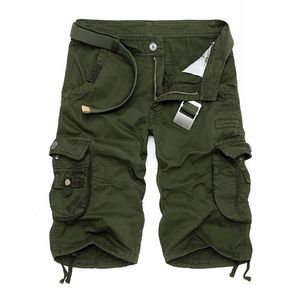 iSurvivor Summer Men's Camo Cargo Shorts Cotton Military Camouflage Male Jogger Board Shorts Men Brand Clothing Plus Size 210720