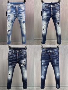 Mode italienne jeans décontractés pour hommes européens et américains haut de gamme lavé à la main qualité optimisée 98931