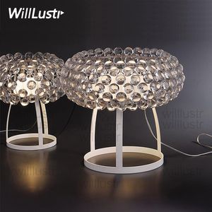 Italie design Caboche Lampe de table piccola et Caboche grande PATRICIA URQUIOLA + ELIANA GEROTTO lampe de bureau en perles acryliques lampe de chevet canapé lampe d'appoint