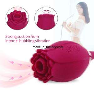 Les éléments massage Rose Strong Clitoris Stimulation Masturbation Vibratrice Sex Toys for Women G Spot Massage sexuel Av Stick Adultes Sexe féminin