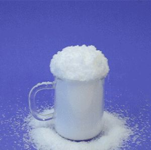 iWish Visual 2017 MS-2 Winter White Fake Magical Growing Snow Powder Instant Magic Grow Toys Usar de nuevo como Ture para niños Niños de Navidad