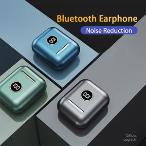 J18 TWS Bluetooth 5.1 écouteur boîte de chargement casque sans fil stéréo écouteurs casque avec Microphone pour iOS Android ecouteur manchette écouteurs auriculaires dans l'oreille