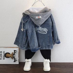 Jackets Boy Denim Kids Jeans Coat Niños Ropa de ropa exterior con capucha Spring Spring Autumn Sport Ropa para 3-12T