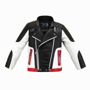 Vestes à capuche Z59560b, manteaux en cuir Pu pour enfants, vente en gros, élégants pour garçons