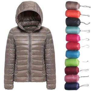 Jackets Marca de moda de invierno Ultralight Duck Down Jacket Women Women Streeted Streetwear Light Feather Feather Imploud Women Women Women M4XL