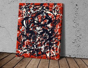 Jackson Pollock Form HD Canvas Print Home Decoration Living Room Bedroom Wall Stickers Art Picture HD Canvas6124198