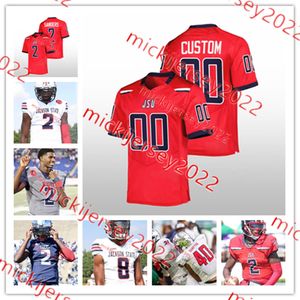 Jackson State Tigers Football Jersey Jeremiah Brown Willie Gaines Custom Stitched 41 Michael Pleas Jr. 7 J.P. Andrade 71 Evan Henry Coynis Miller Jackson State Jerseys