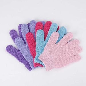 Gants de bain Jacquard Exfoliant Body Shower Scrubber Gant Vente en gros