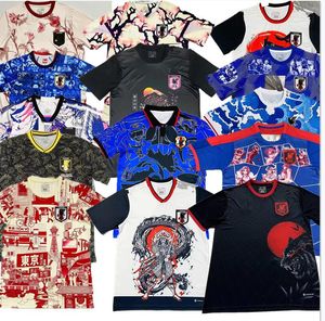 Japón 2023 camisetas de fútbol MINAMINO NAGATOMO DOAN YOSHIDA ASANO detalles del día del partido edición especial 23 24 camiseta de fútbol OSAKO conjunto de hombres kit para niños Player Fans dragon