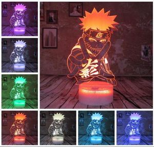 Japan Anime Figure cool adulte 7 couleurs Smart Change Night Light Boys Boys Chambre Decor Child Kids Teens Babys Christmas Toys Gifts5496060